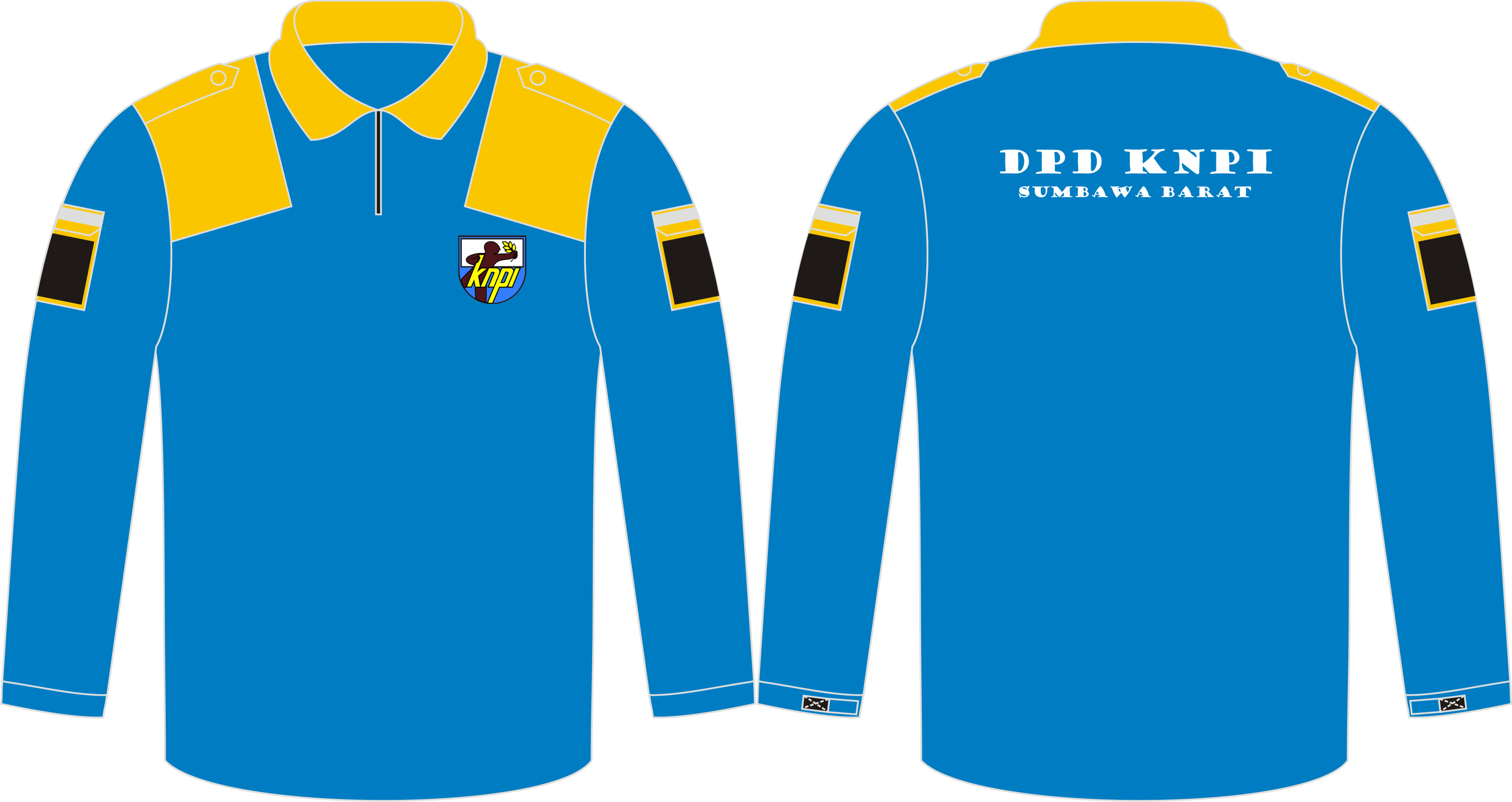 Seragam Kaos Kerah KNPI