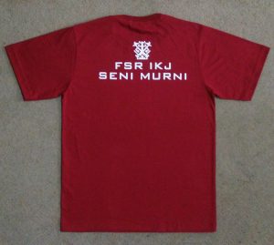 Seragam Kaos Seni Murni IKJ, T-Shirt O-Neck