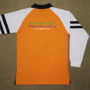 Seragam Kaos Polo Raglan Aplikasi, Najah Tour