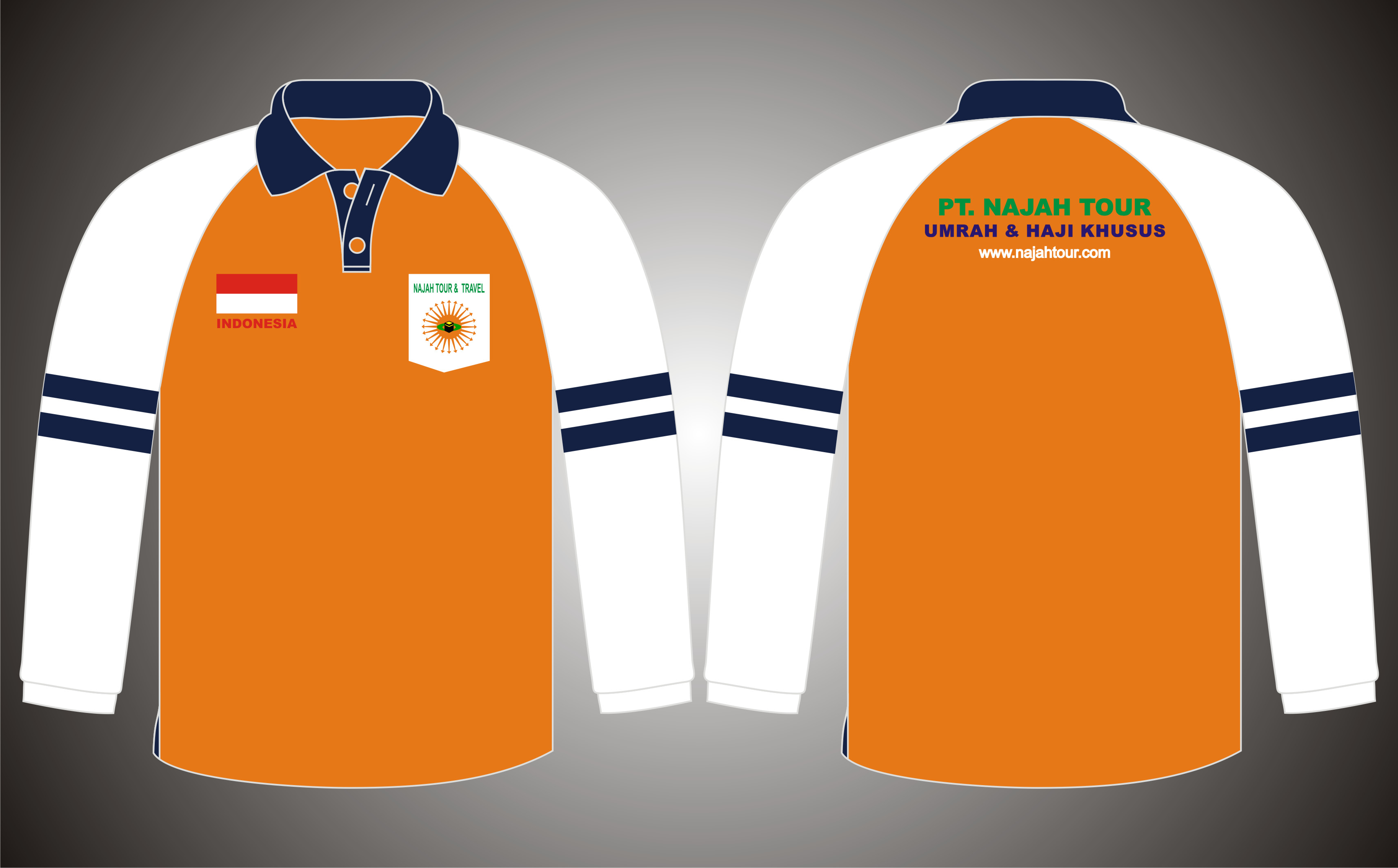 Seragam Kaos Polo Raglan