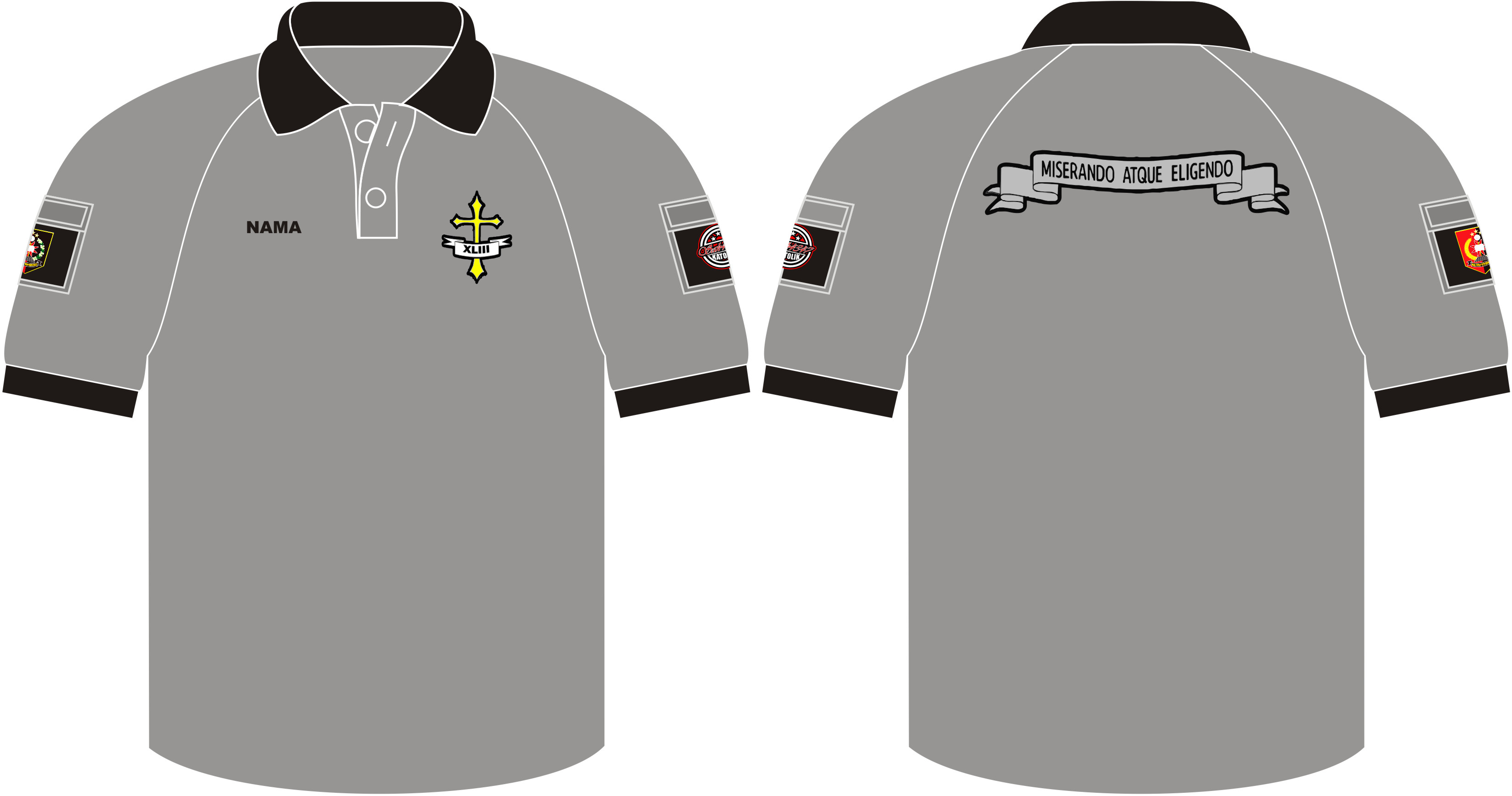 Kaos Kerah Tactical PK, Seragam Poloshirt