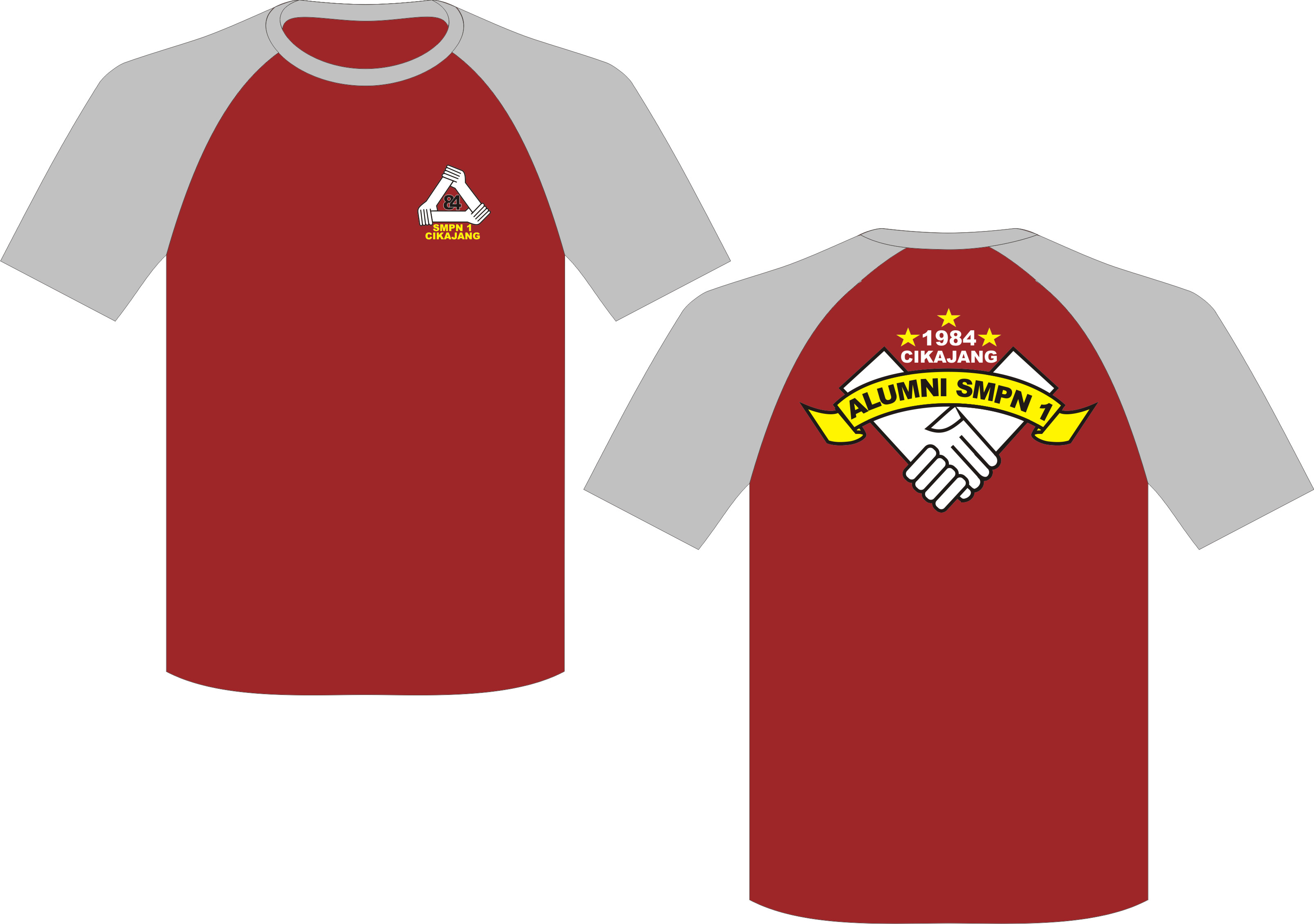 Seragam Kaos Reuni, T-Shirt Oblong