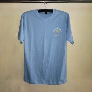 Kaos Cotton Baby Blue, Seragam Kaos Oblong