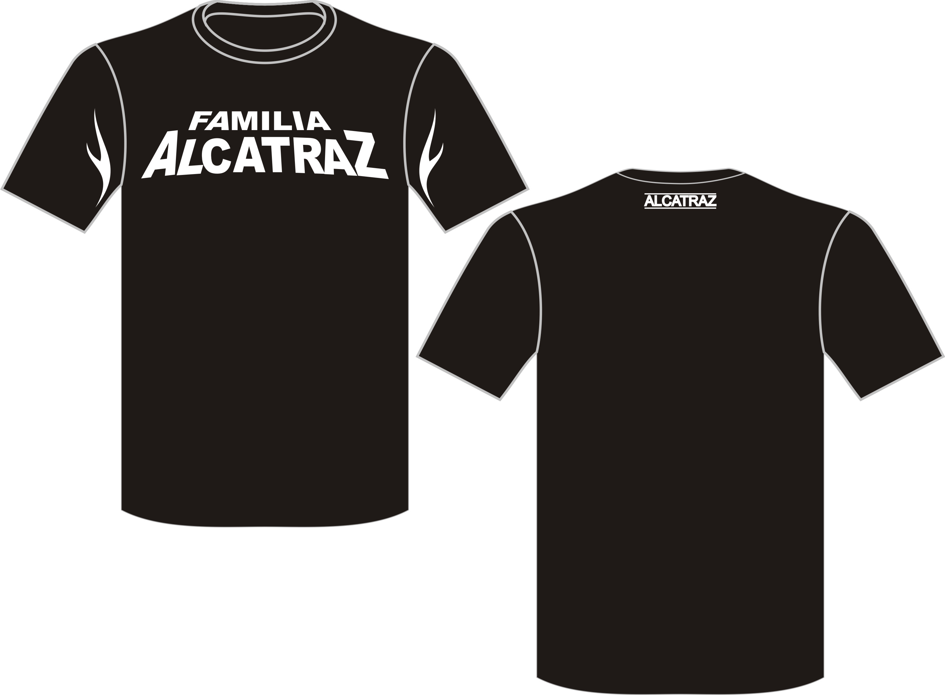 Kaos Seragam Alcatraz