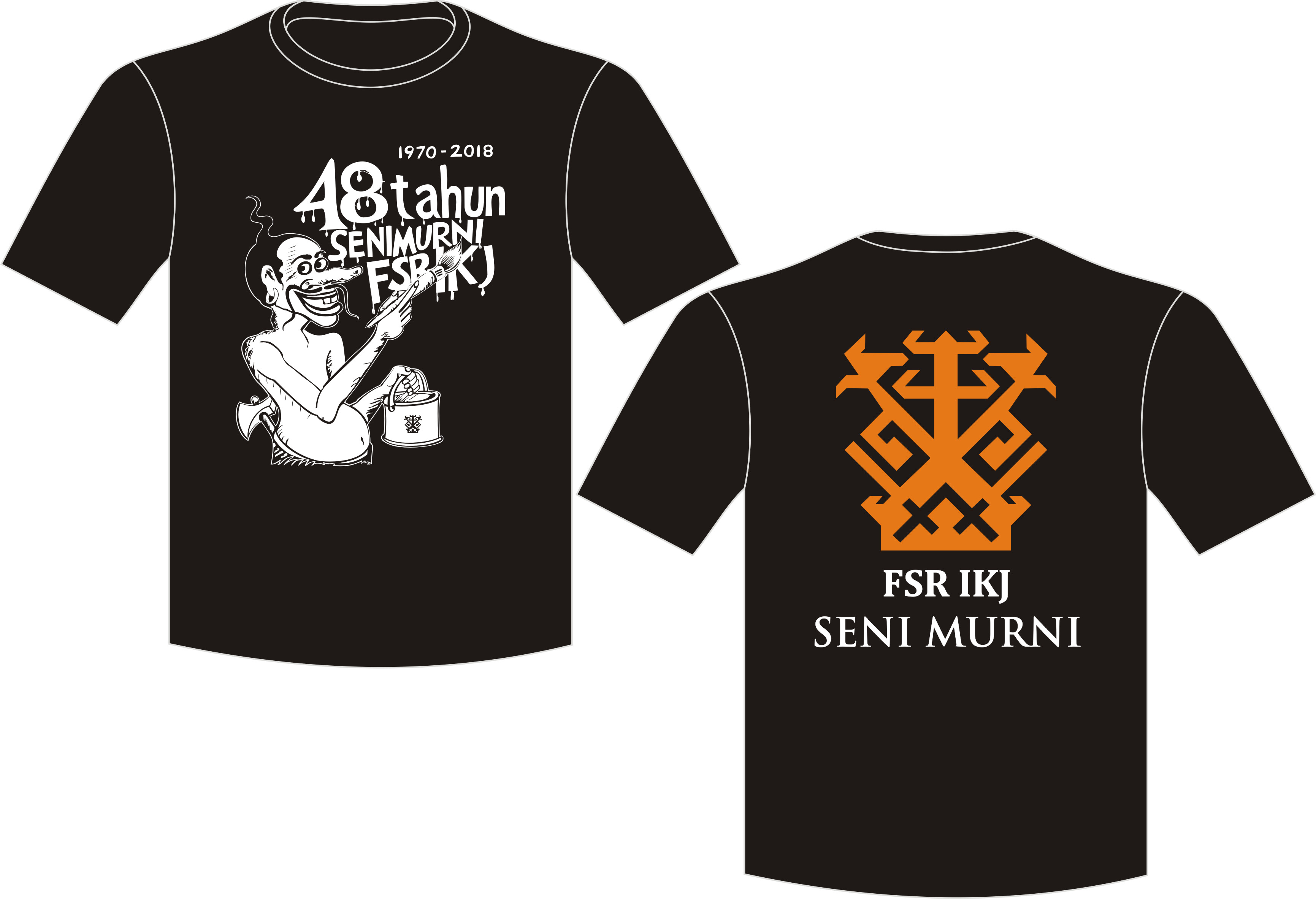 Seragam Kaos Hitam