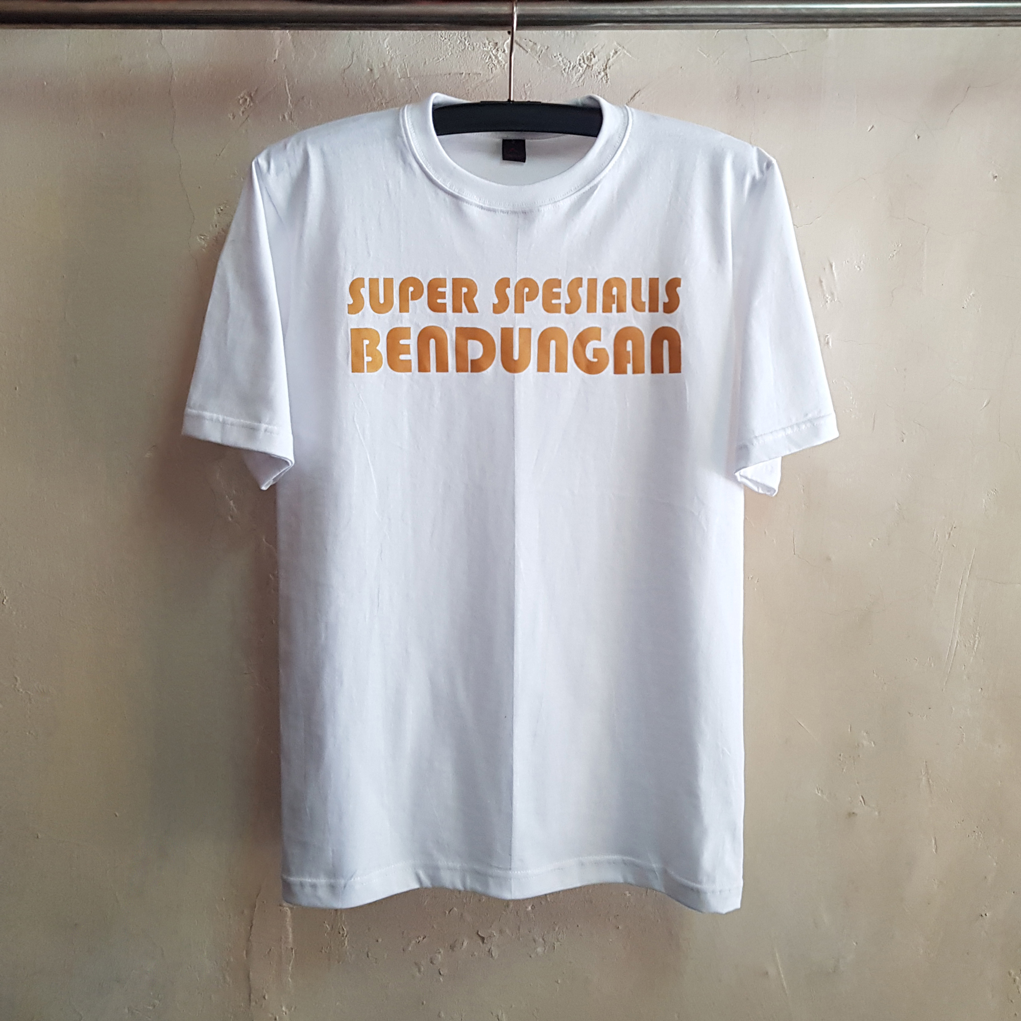 Kaos Gold With Glitter Super Spesialis